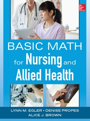 cover image of Basic Math for Nursing and Allied Health